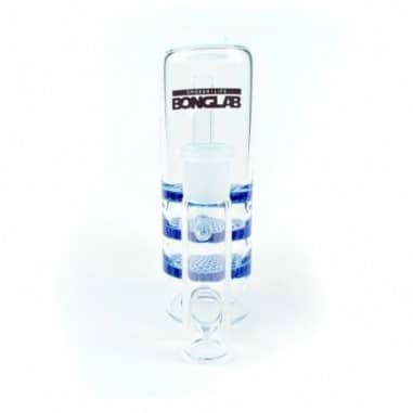 ATRAPA CENIZA PANAL TRIPLE BLUE 14MM-BONGLAB