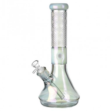BEAKER ARENADO Y TORNASOL BLANCO- CALVO GLASS
