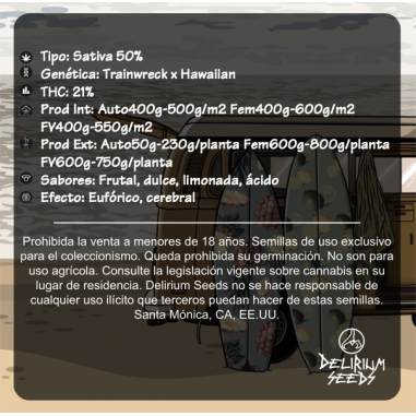 PINEAPPLE RIME LINE FAST VERSION X1-DELIRIUM SEEDS