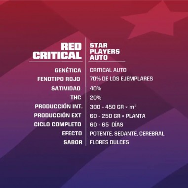 RED CRITICAL AUTO X12-BSF