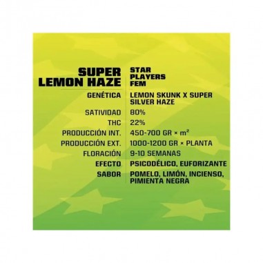 SUPER LEMON HAZE X12-BSF