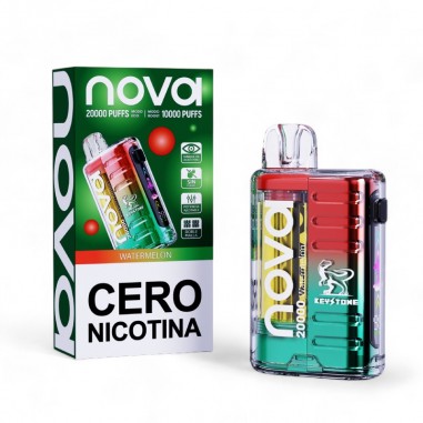 VAPORIZADOR DESECHABLE NOVA 20000 ZERO WATERMELON-KEYSTONE